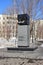 Monument to the great Russian historian Gumilyov in Astana