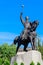 Monument to hetman Petro Konashevych-Sahaidachny at Kontraktova Square in Kyiv