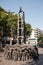 Monument to Human Towers (castells) in Tarragona, Spain