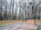 Monument to the Indian writer, poet, composer, artist, public figure Rabindranath Tagore in the Friendship Park, Moscow.