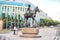 The Monument to a Kazakh boy at the Republic square of Almaty