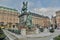 Monument to King Gustaf II Adolf in Stockholm, Sweden