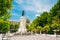 Monument to King Saint Ferdinand at New Square Plaza Nueva in S