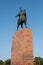 Monument to Manas, the national hero of Kyrgyz.