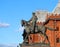 The monument to Marshal Georgy Zhukov