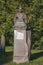 Monument to Mikael Agricola close-up