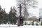 Monument to military conductor Valery Khalilov. Tambov