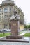 Monument to N. G. Chernyshevsky at the territory of the Saratov State Medical University.