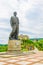 Monument to the national hero Vasil Levski situated in the bulgarian city Lovech...IMAGE