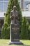 Monument to Nicolas Tesla in Belgrade near the building of the National Library of Serbia