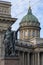 Monument to an outstanding and legendary russian commander of the XIX century Kutuzov near the Kazan Cathedral in Saint Petersburg