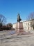 Monument to the outstanding Russian scientist Mikhail Lomonosov