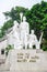 Monument to patriotic soldiers of Vietnam Army near Hoan Kiem lake.