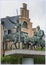 Monument to personages of Cervantes - Don Quixote and Sancho Panza in Brussels, Belgium