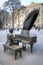 Monument to Polish pianist Arthur Rubinstein.