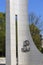 Monument to the Polish Underground State and Home Army, symbolic anchor with the sign of Fighting Poland, Warsaw, Poland