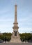 Monument to the Restorers in in Restauradores Square in Lisbon, Portugal.