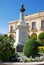 Monument to Rios Rosas outside the Parador Hotel, Ronda, Spain.