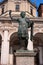 Monument to Roman emperor Constantine I in Milan, in front of San Lorenzo Maggiore basilica. This bronze statue is a