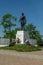 Monument to Russian soldiers who died in World War II, in the Kaluga region in Russia.