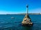 Monument to the Scuttled Ships in Sevastopol Bay. It was built in 1905 in honor of the 50th anniversary of the First Defense of