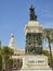 Monument to Segismundo Moret and the Cadiz Town Hall. San Juan de Dios Square. Andalusia, Spai