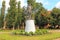 Monument to the Soldier liberator in the square on Pobedy Street in the city of Sovetsk