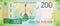 Monument to sunken ships on new green russian 200 rubles banknote