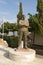 Monument to Tasos Markou, nationalist Greek Cypriot on Paralimni, Cyprus on June 12, 2018.