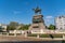 The Monument to the Tsar Liberator Alexander II.  Is the imposing monument of the Russian emperor on horseback sits in the city