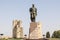 The monument to the Turco-Mongol conqueror Amir Timur in Shahrisabz, Uzbekistan.