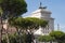 Monument to Victor Emmanuel II or Vittoriano, Rome, Italy. It is landmark of Rome. Beautiful view of Memorial of