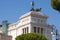 Monument to Victor Emmanuel II or Vittoriano, Rome, Italy. It is landmark of Rome. Beautiful view of Memorial of