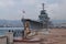 Monument to the wives and Soviet light cruiser Mikhail Kutuzov. Novorossiysk, Russia