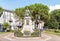 Monument to the writer Alessandro Manzoni in Lecco