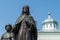 He monument of tsarina Eudoxia Streshneva Tsarevich Alexei Mikhailovich, Meshchovsk St. George monastery in the town of