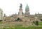 Monument of the Two Congresses with the Palace of Congress on Congressional Plaza in Buenos Aires, Argentina