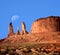 Monument Valley Arizona Moon Rise