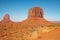 Monument Valley Buttes at sunset, USA