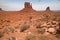 Monument Valley, desert canyon in Utah, USA