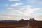 Monument Valley, highway 163, Utah, evening sunshine