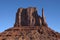 Monument Valley Rock Formation Closeup