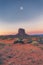 Monument Valley Sunset with Moon