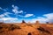 Monument Valley typical panorama western lands