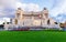 Monument Vittorio Emanuele II and Altar of Fatherland in the rays of sunset in Roma