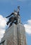 Monument Worker and Kolkhoz Woman in Moscow. Russia