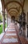 Monumental architecture of Mirogoj cemetery arcades in Zagreb