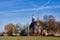 Monumental building near Meeuwen in the Dutch province Noord-Brabant