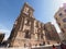 Monumental cathedral in Malaga city in Spain