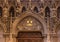 Monumental door at St Giles Cathedral, Edinburgh, Scotland, UK.